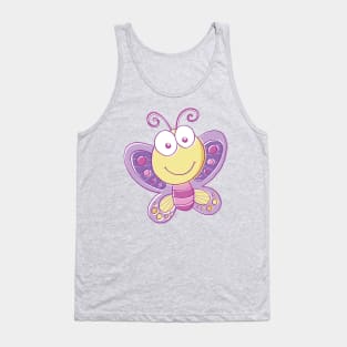 Cute Cartoon Butterfly Tank Top